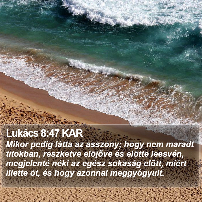 Lukács 8:47 KAR Bible Study