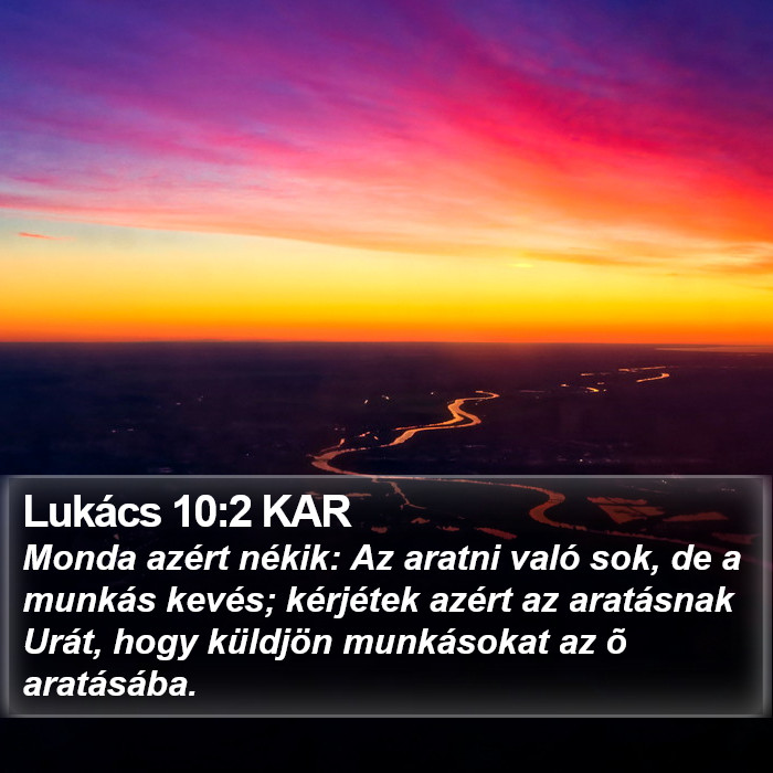 Lukács 10:2 KAR Bible Study