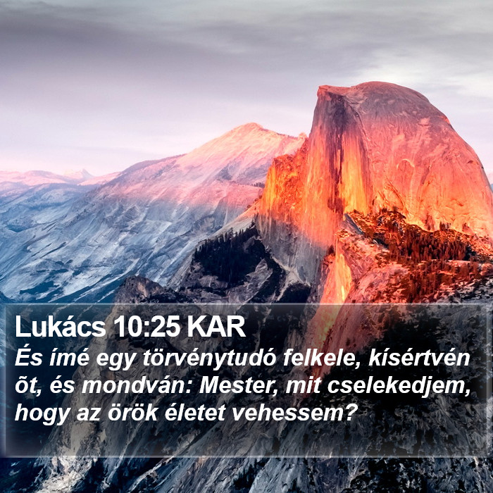 Lukács 10:25 KAR Bible Study