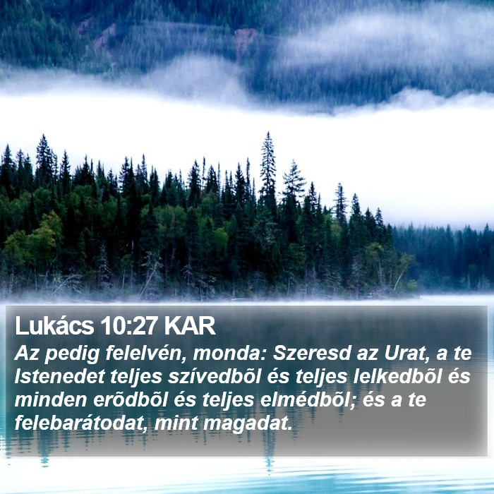 Lukács 10:27 KAR Bible Study