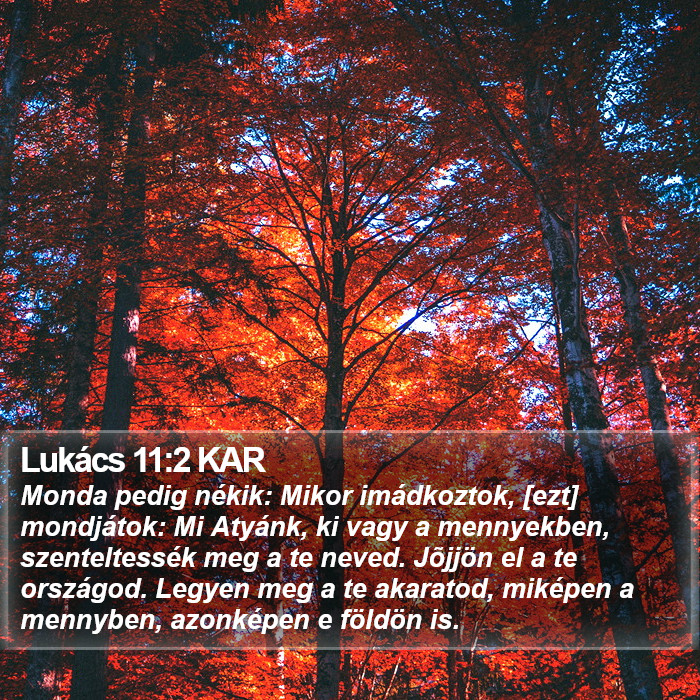 Lukács 11:2 KAR Bible Study