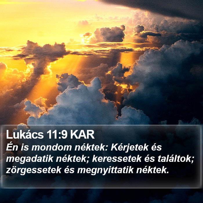 Lukács 11:9 KAR Bible Study