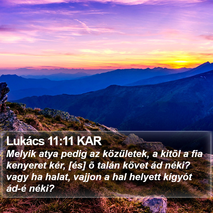 Lukács 11:11 KAR Bible Study