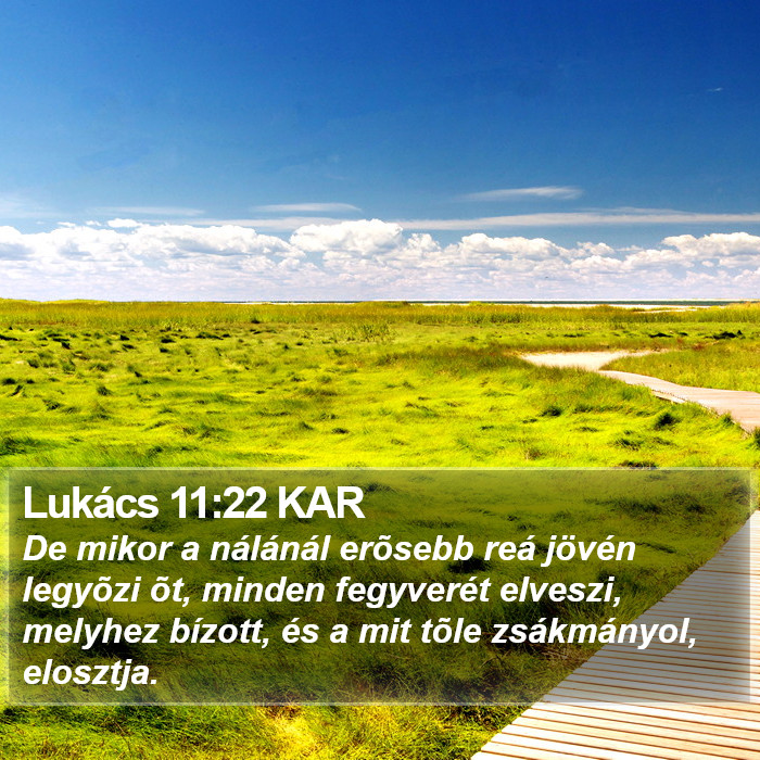 Lukács 11:22 KAR Bible Study