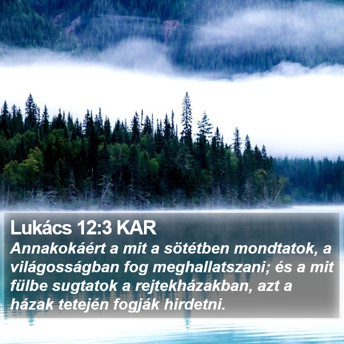 Lukács 12:3 KAR Bible Study