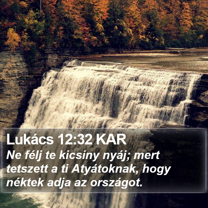 Lukács 12:32 KAR Bible Study