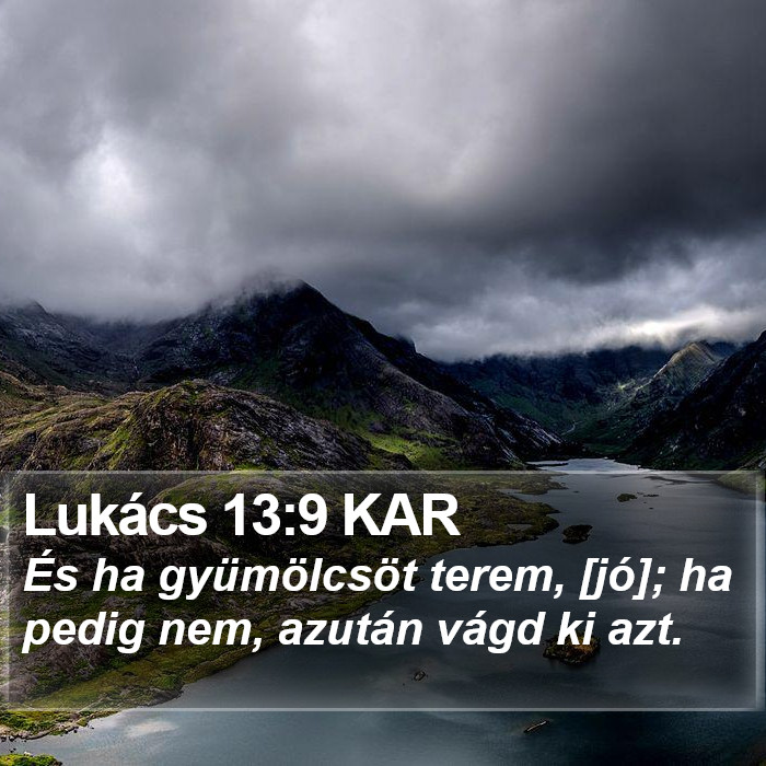 Lukács 13:9 KAR Bible Study