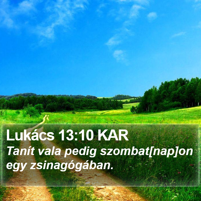 Lukács 13:10 KAR Bible Study