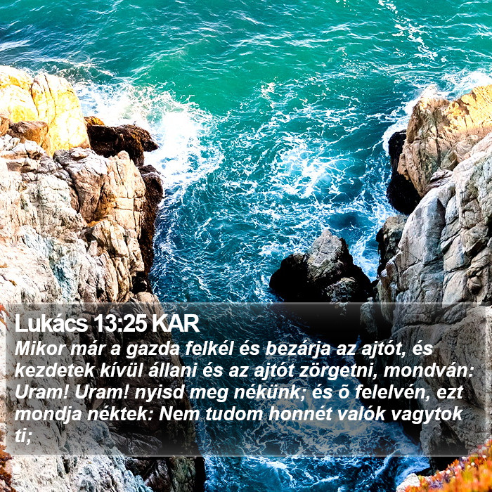 Lukács 13:25 KAR Bible Study