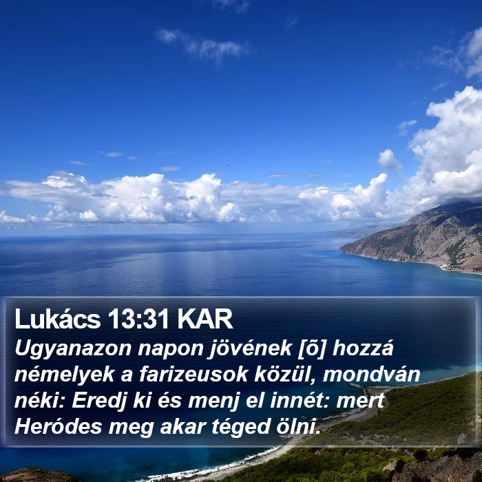 Lukács 13:31 KAR Bible Study