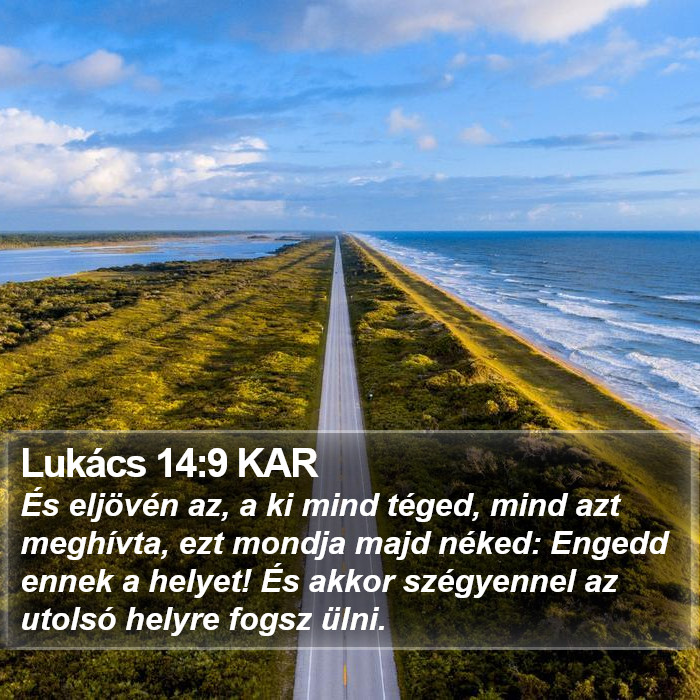 Lukács 14:9 KAR Bible Study