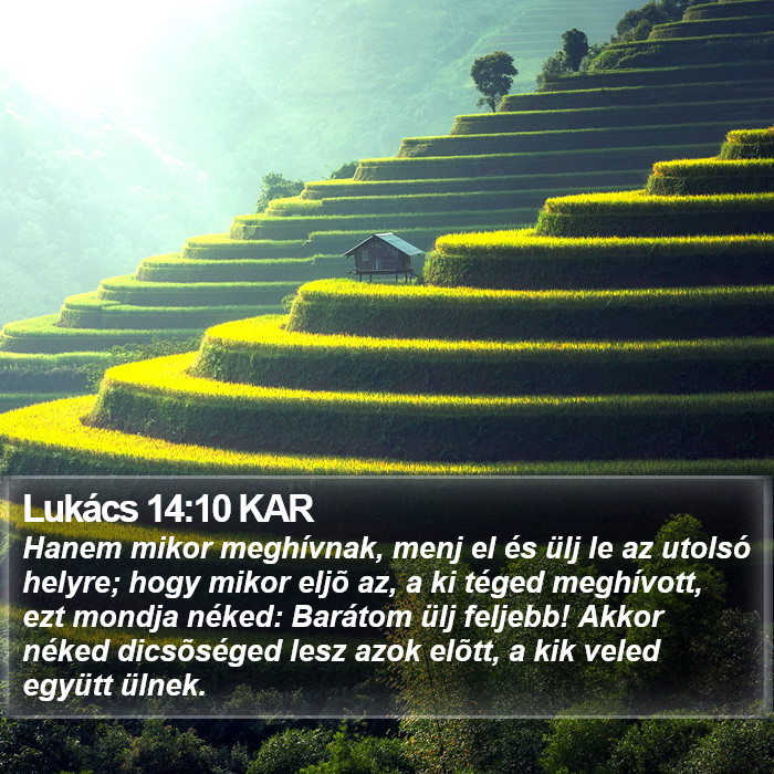 Lukács 14:10 KAR Bible Study