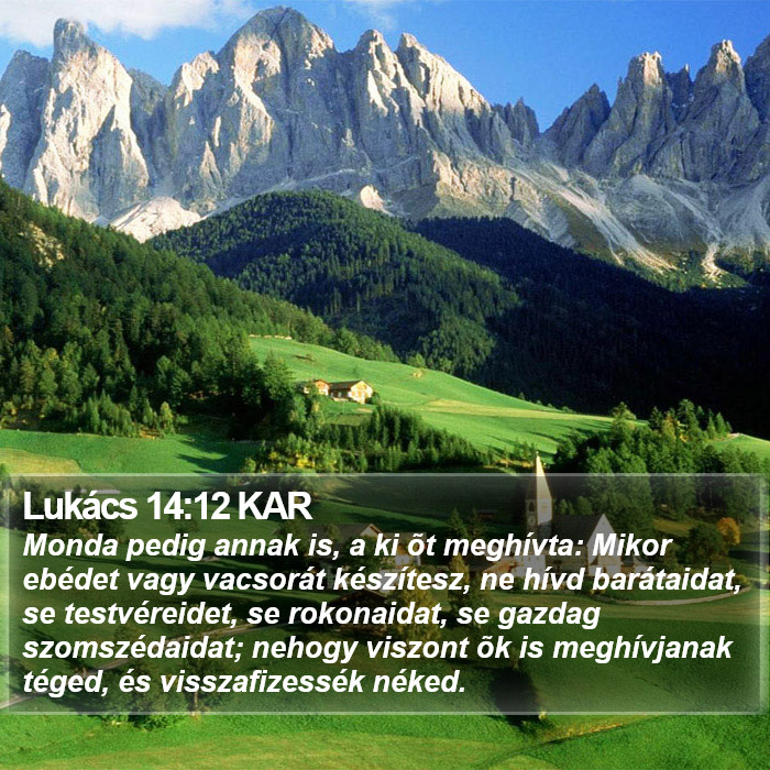 Lukács 14:12 KAR Bible Study