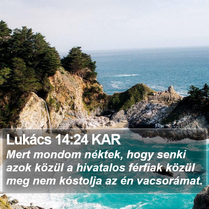 Lukács 14:24 KAR Bible Study