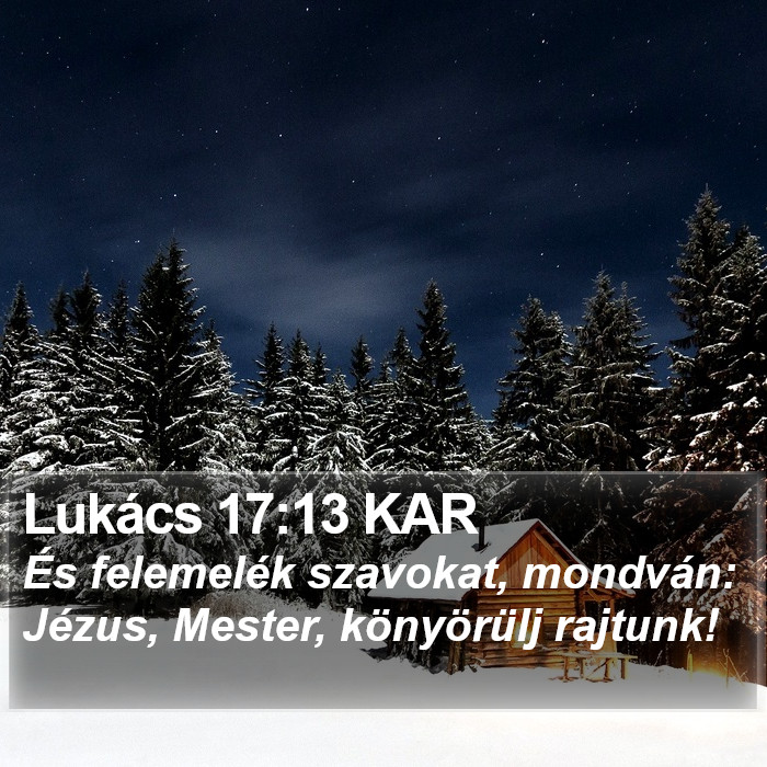 Lukács 17:13 KAR Bible Study