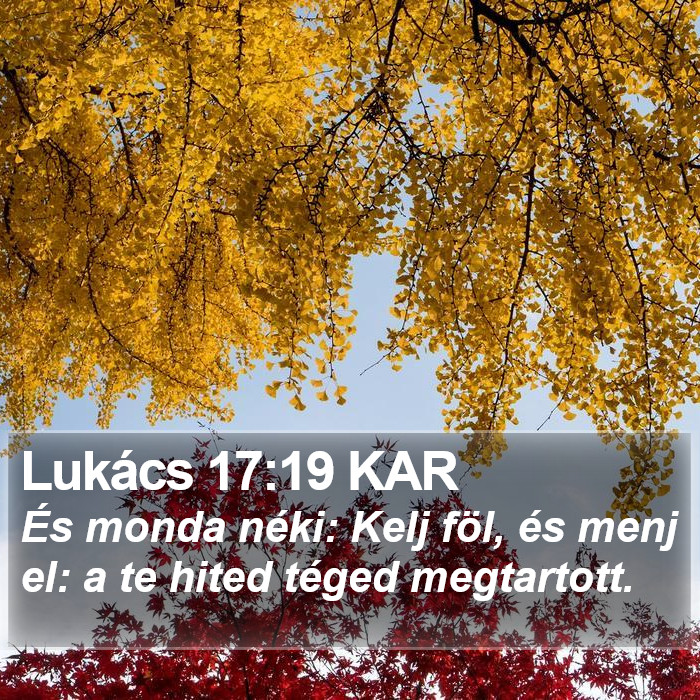 Lukács 17:19 KAR Bible Study