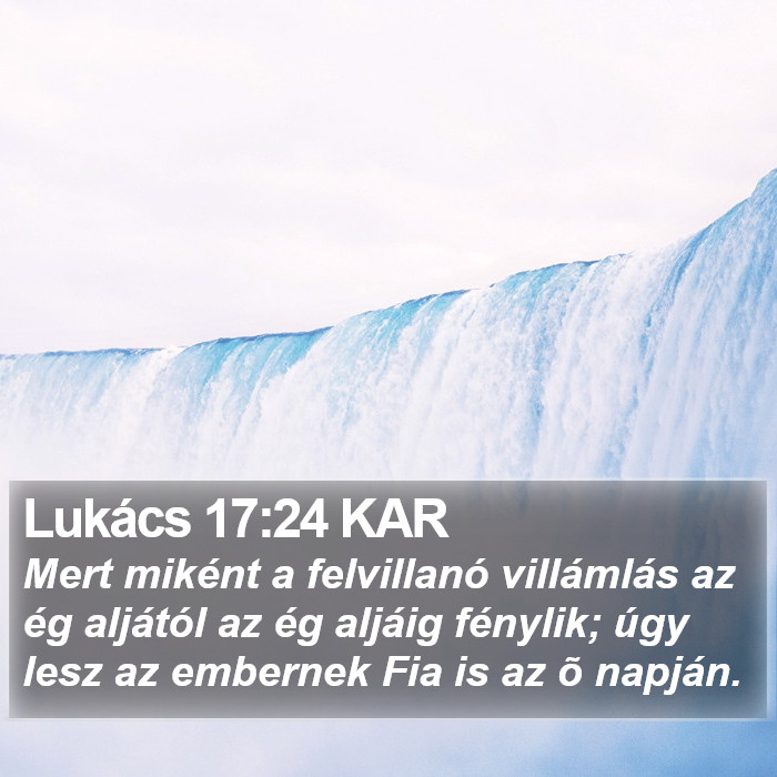 Lukács 17:24 KAR Bible Study