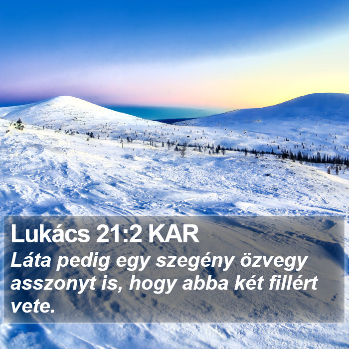 Lukács 21:2 KAR Bible Study
