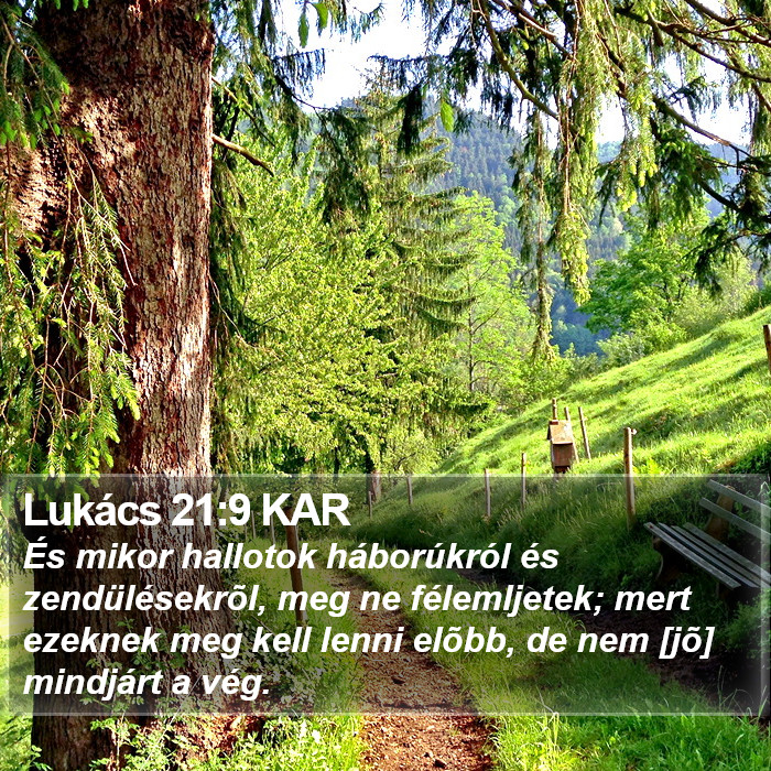 Lukács 21:9 KAR Bible Study