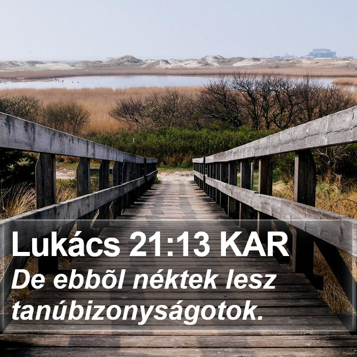 Lukács 21:13 KAR Bible Study