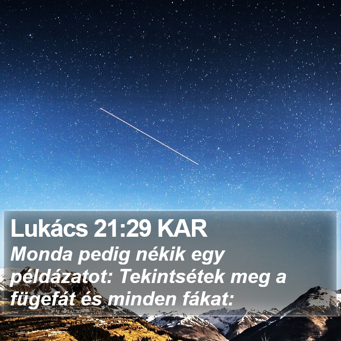 Lukács 21:29 KAR Bible Study