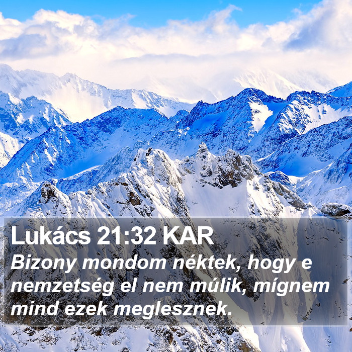 Lukács 21:32 KAR Bible Study