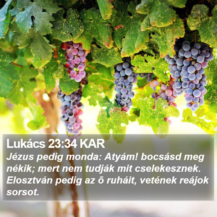 Lukács 23:34 KAR Bible Study