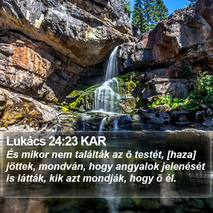 Lukács 24:23 KAR Bible Study