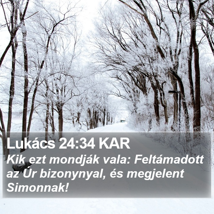 Lukács 24:34 KAR Bible Study