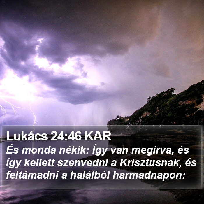 Lukács 24:46 KAR Bible Study