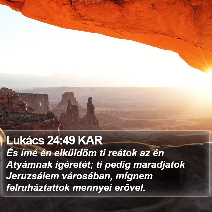 Lukács 24:49 KAR Bible Study