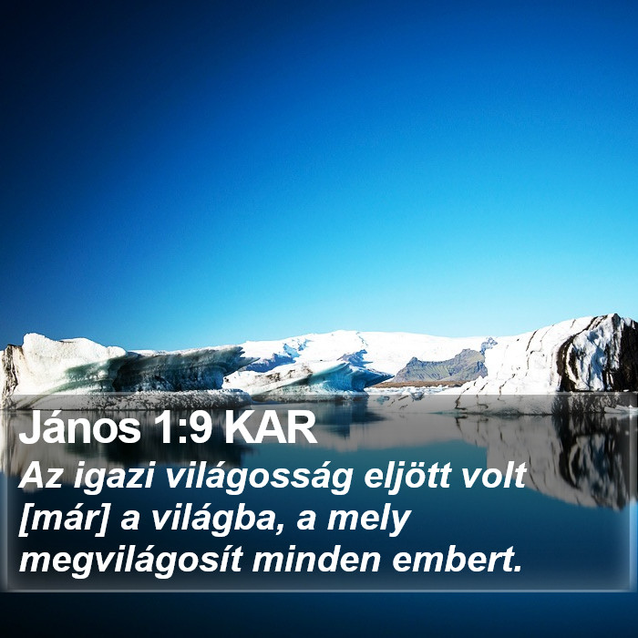 János 1:9 KAR Bible Study