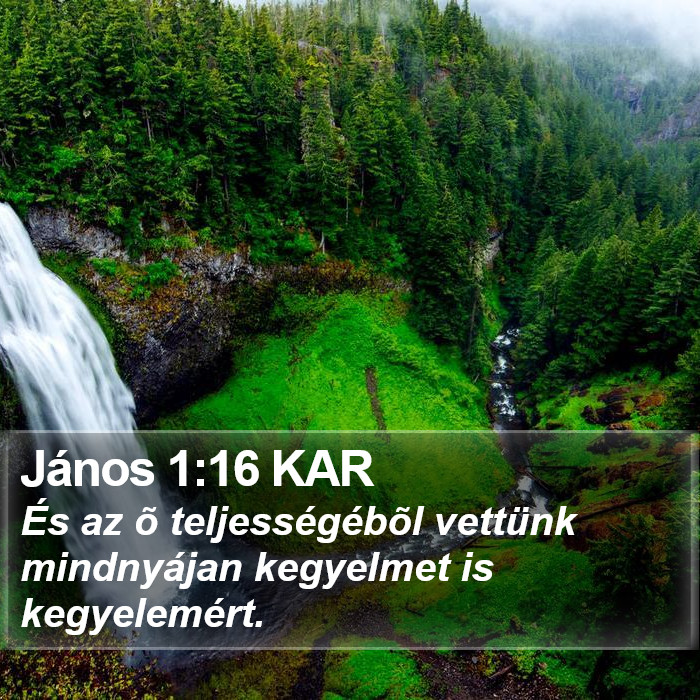 János 1:16 KAR Bible Study