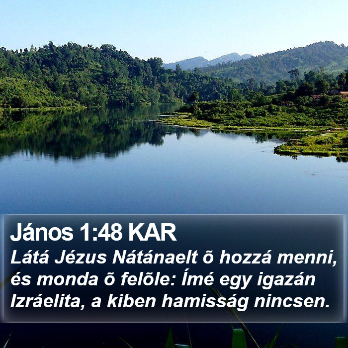 János 1:48 KAR Bible Study