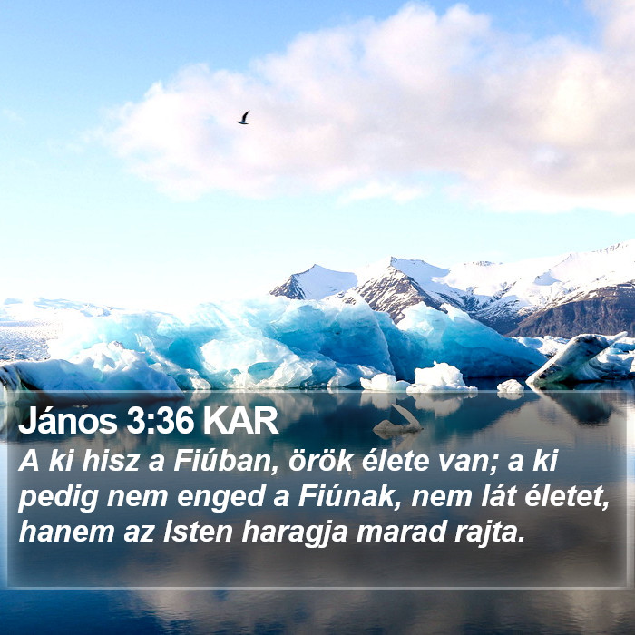 János 3:36 KAR Bible Study