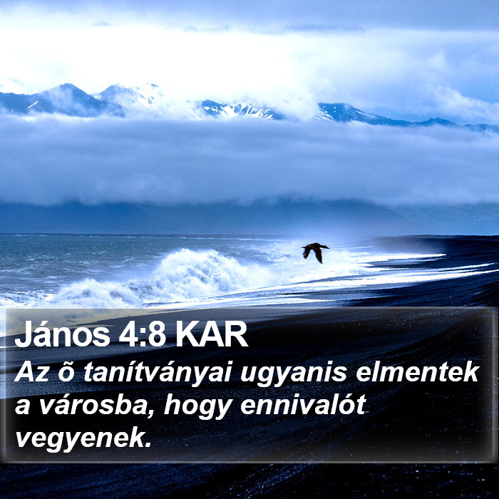 János 4:8 KAR Bible Study