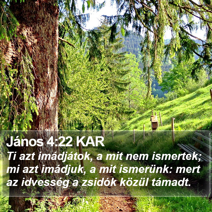 János 4:22 KAR Bible Study