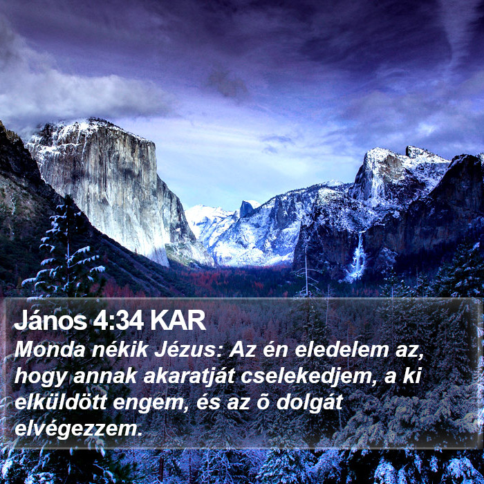 János 4:34 KAR Bible Study