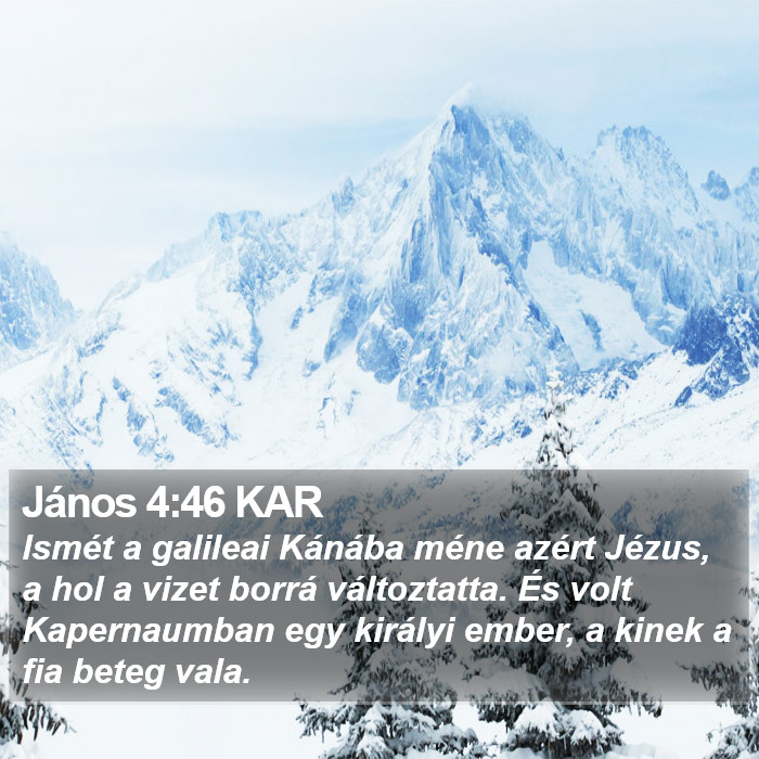 János 4:46 KAR Bible Study