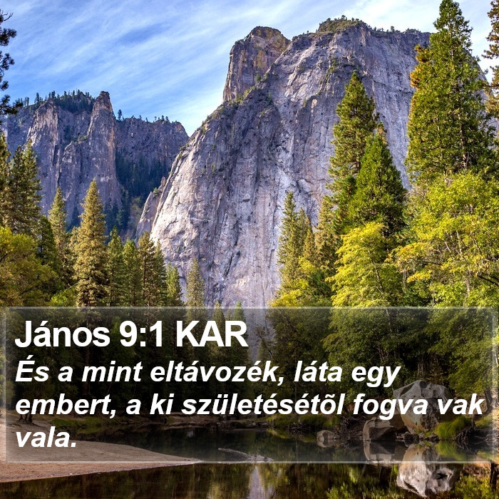 János 9:1 KAR Bible Study