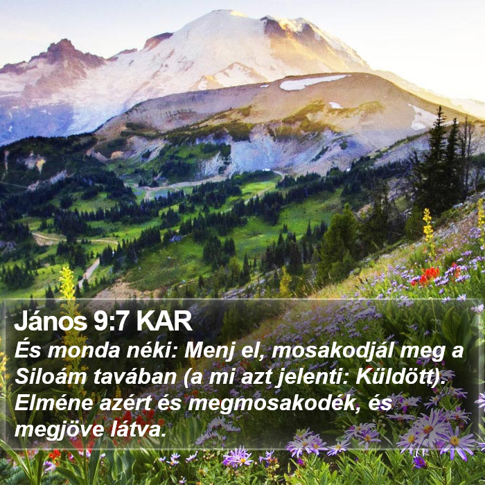 János 9:7 KAR Bible Study