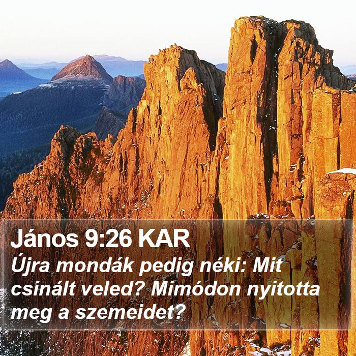 János 9:26 KAR Bible Study