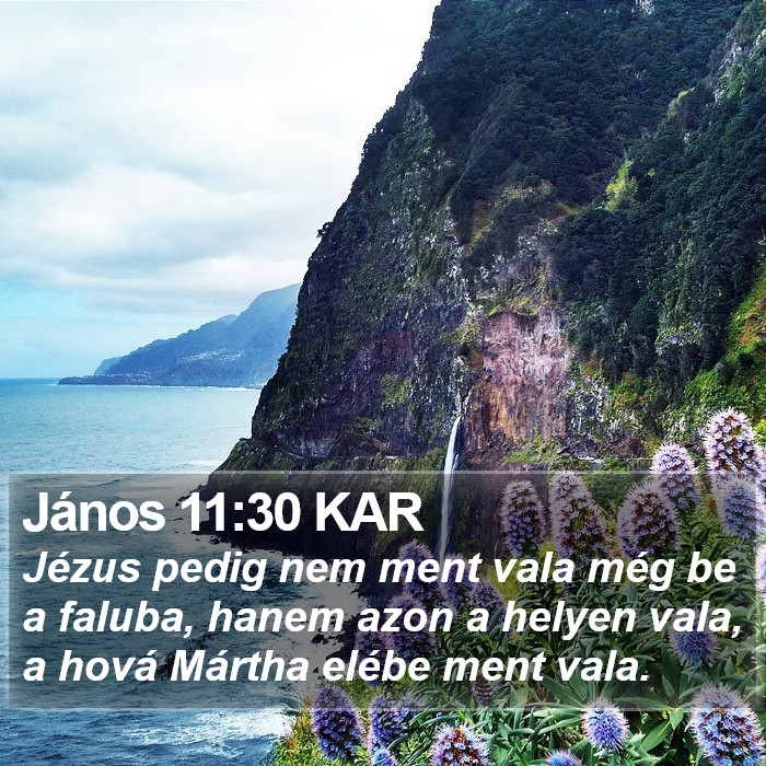 János 11:30 KAR Bible Study