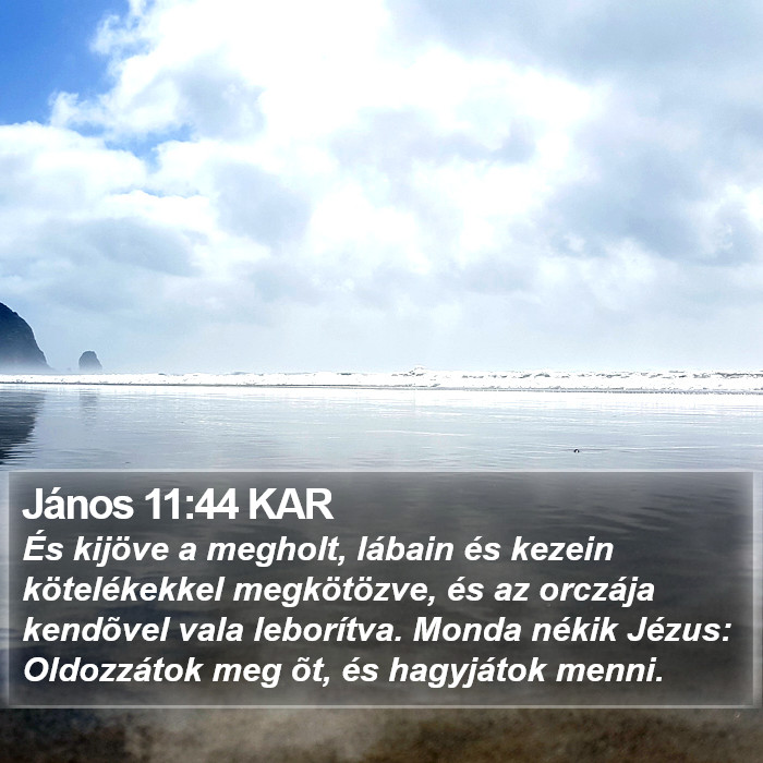 János 11:44 KAR Bible Study