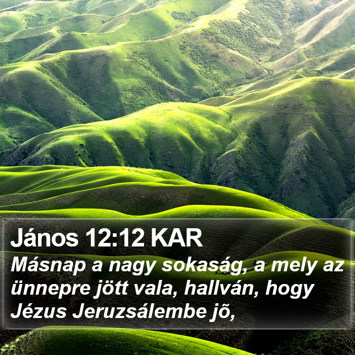 János 12:12 KAR Bible Study