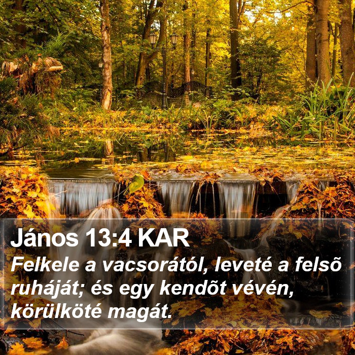 János 13:4 KAR Bible Study
