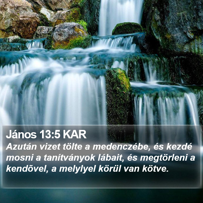 János 13:5 KAR Bible Study