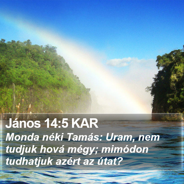 János 14:5 KAR Bible Study