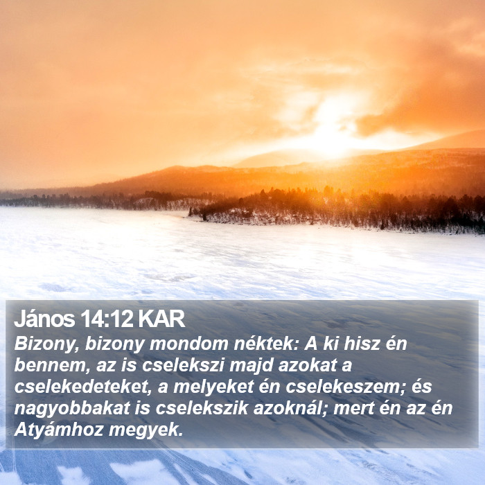 János 14:12 KAR Bible Study