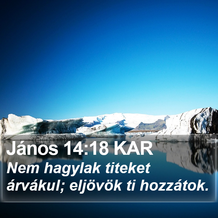 János 14:18 KAR Bible Study